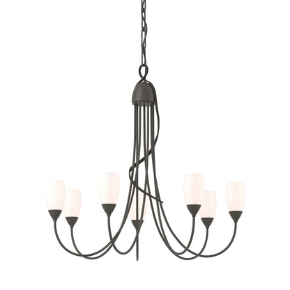 Flora Multi-Light Chandelier in Dark Smoke.