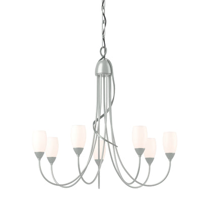 Flora Multi-Light Chandelier in Vintage Platinum.