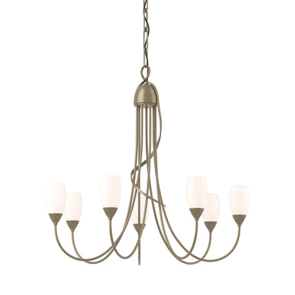 Flora Multi-Light Chandelier in Soft Gold.