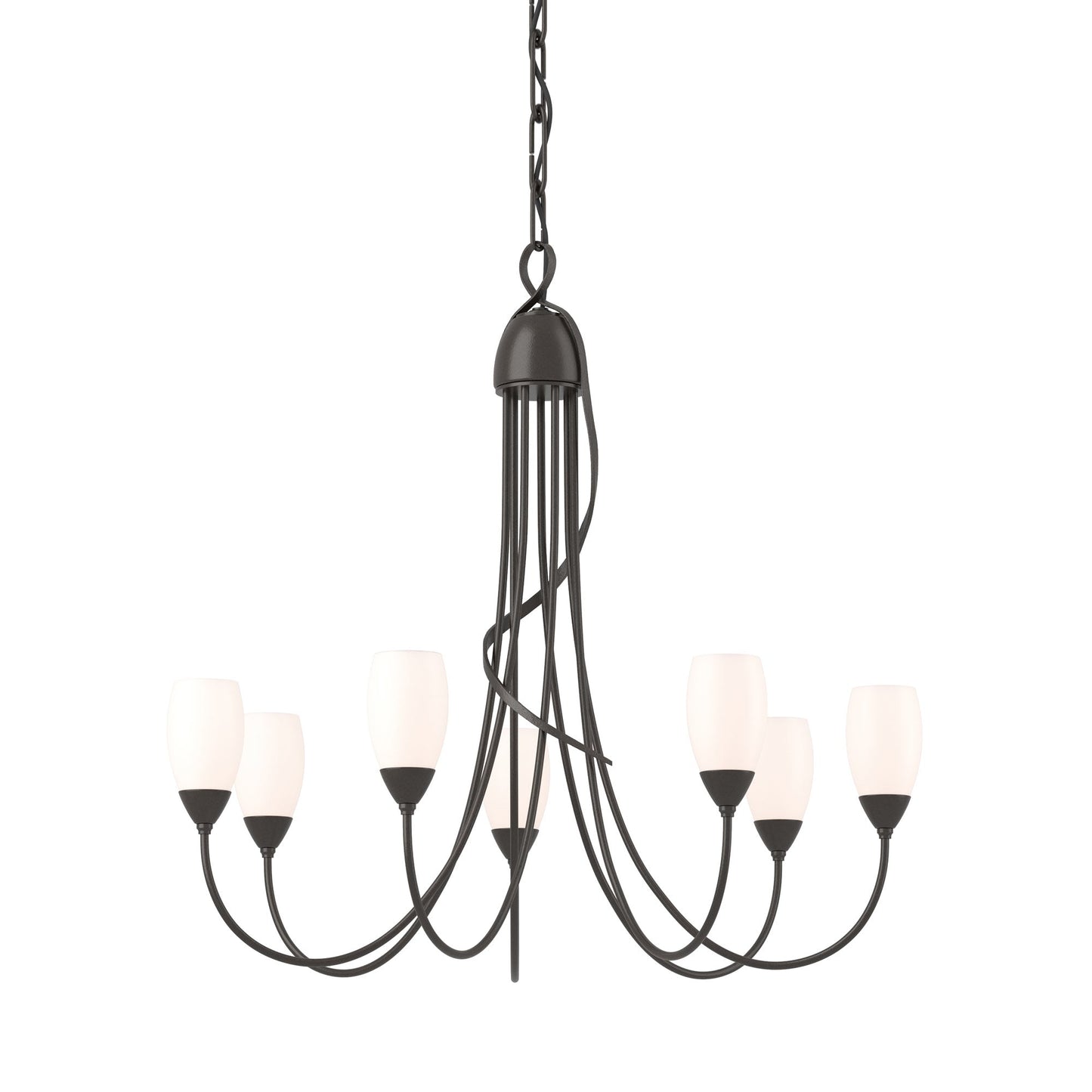 Flora Multi-Light Chandelier in Oil Rubbed Bronze.