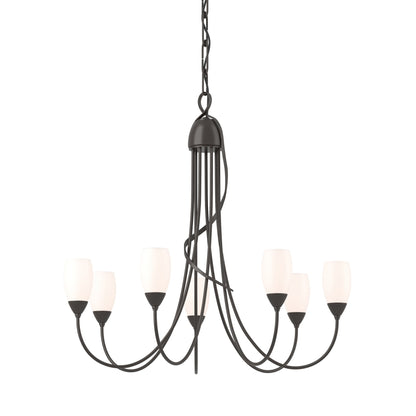 Flora Multi-Light Chandelier in Oil Rubbed Bronze.