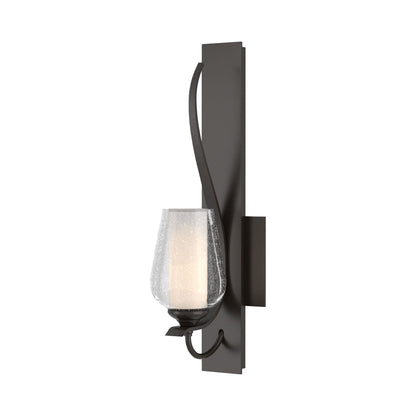 Flora Wall Light in Oil Rubbed Bronze (Opal and Seeded Glass).