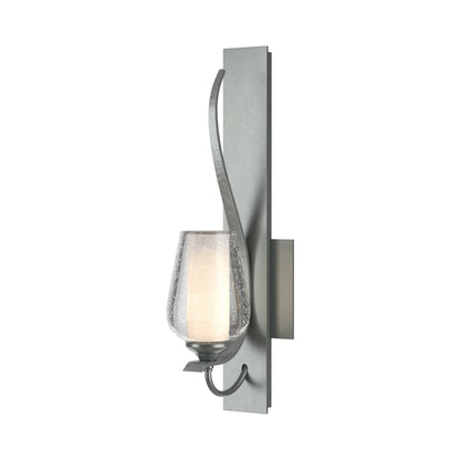 Flora Wall Light in Vintage Platinum (Opal and Seeded Glass).
