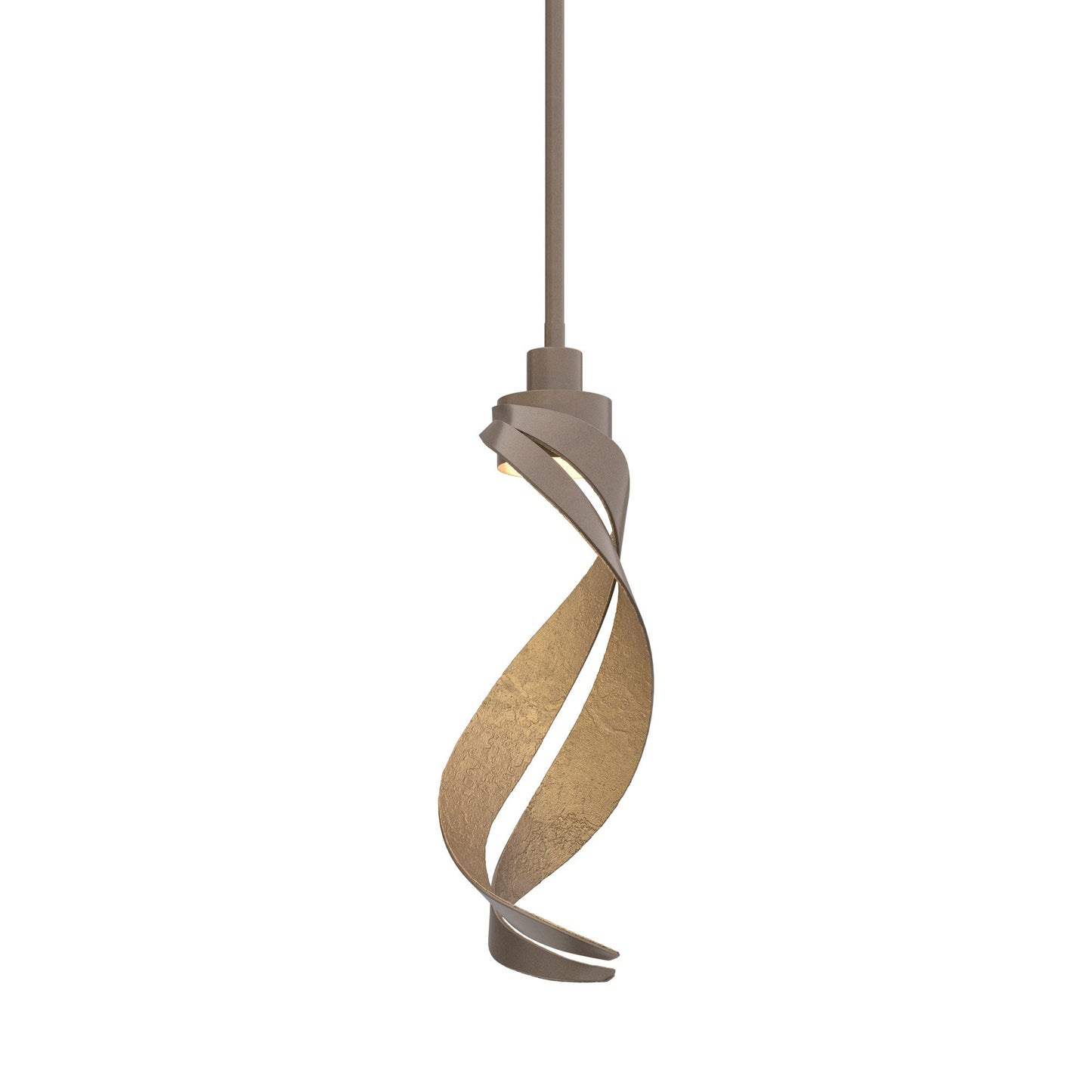 Folio Pendant Light in Bronze.