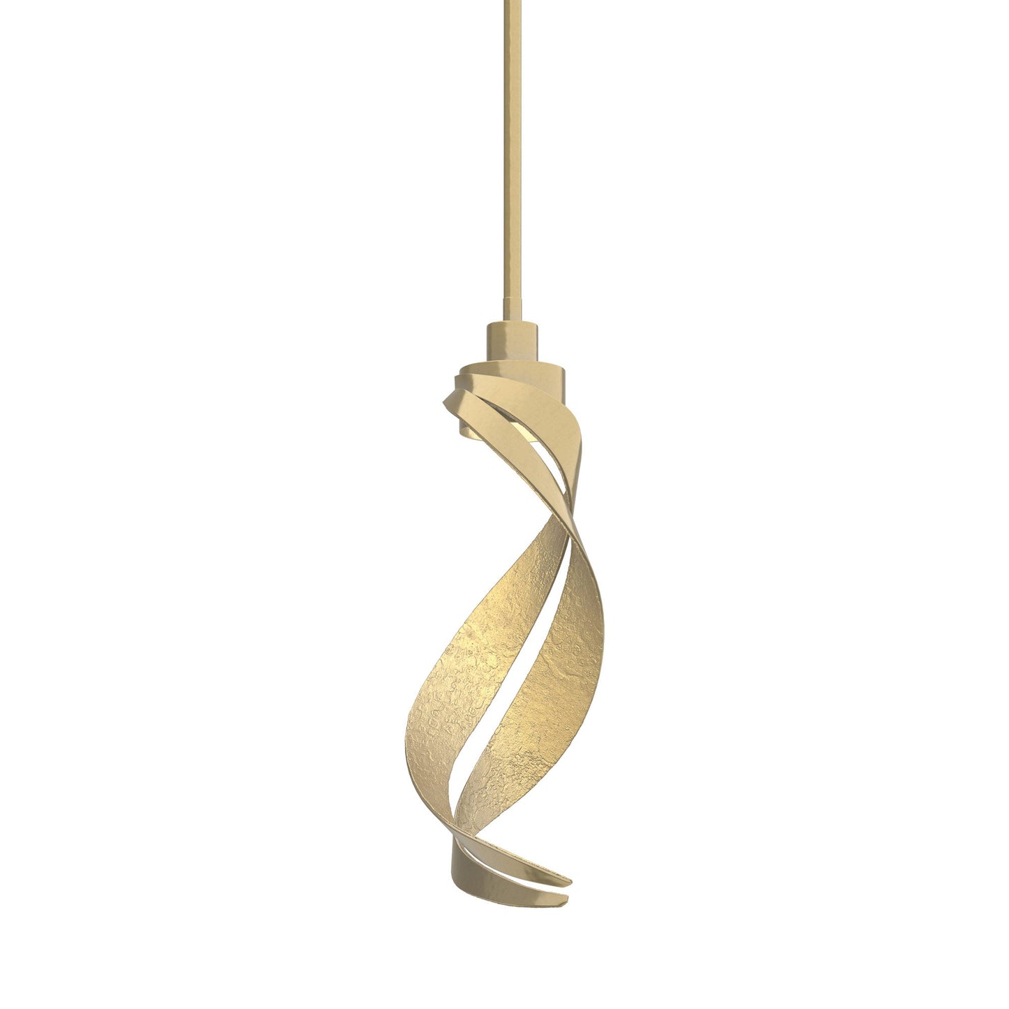 Folio Pendant Light in Modern Brass.