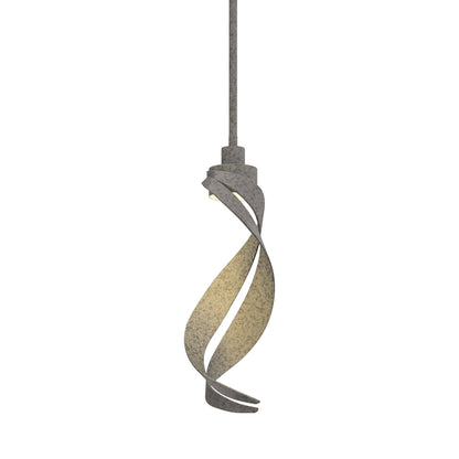 Folio Pendant Light in Natural Iron.