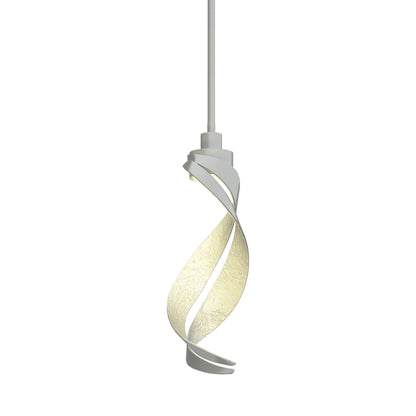 Folio Pendant Light in Vintage Platinum.