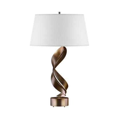 Folio Table Lamp in Bronze (Natural Anna).