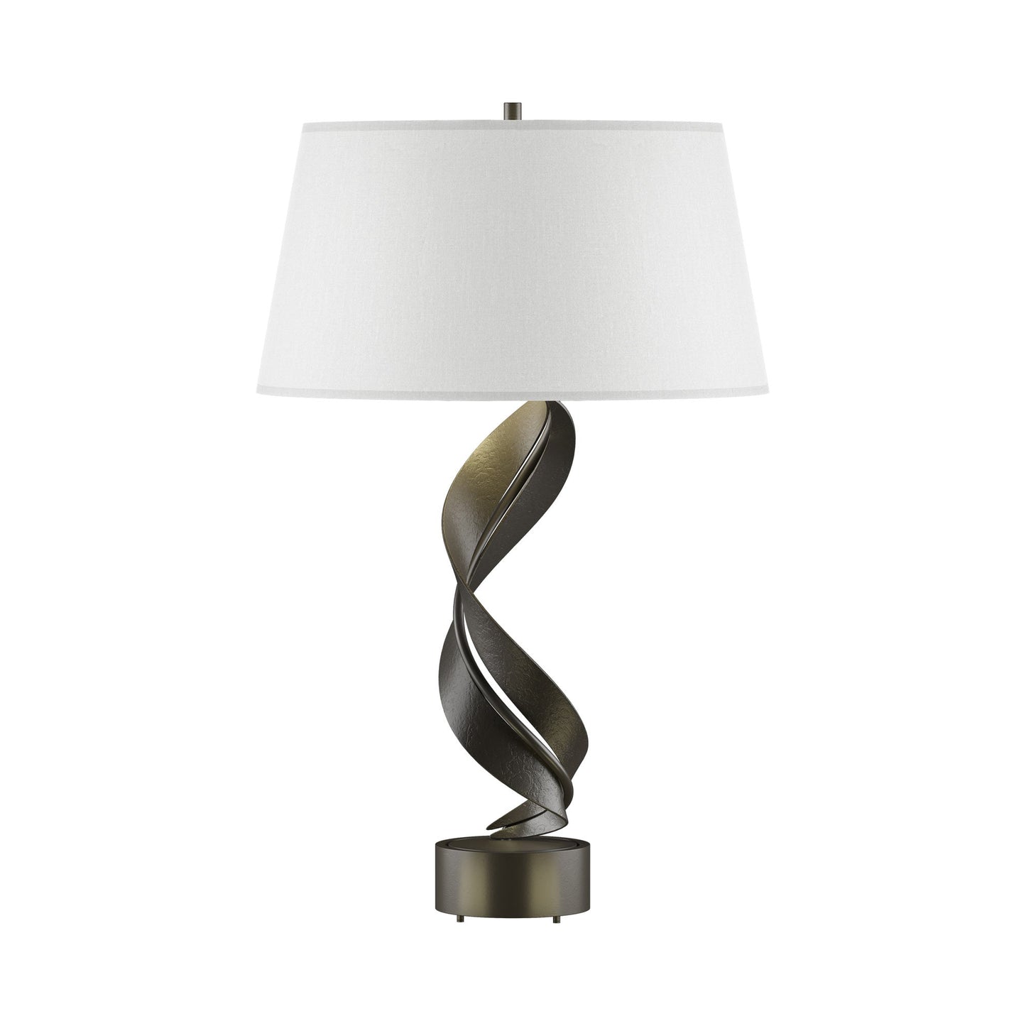 Folio Table Lamp in Dark Smoke (Natural Anna).