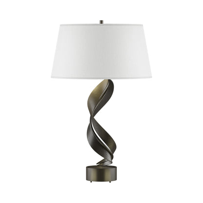 Folio Table Lamp in Dark Smoke (Natural Anna).