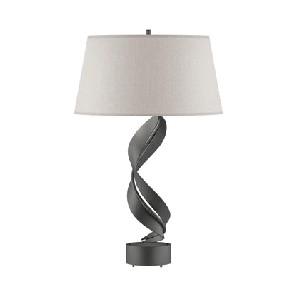 Folio Table Lamp in Natural Iron (Flax).