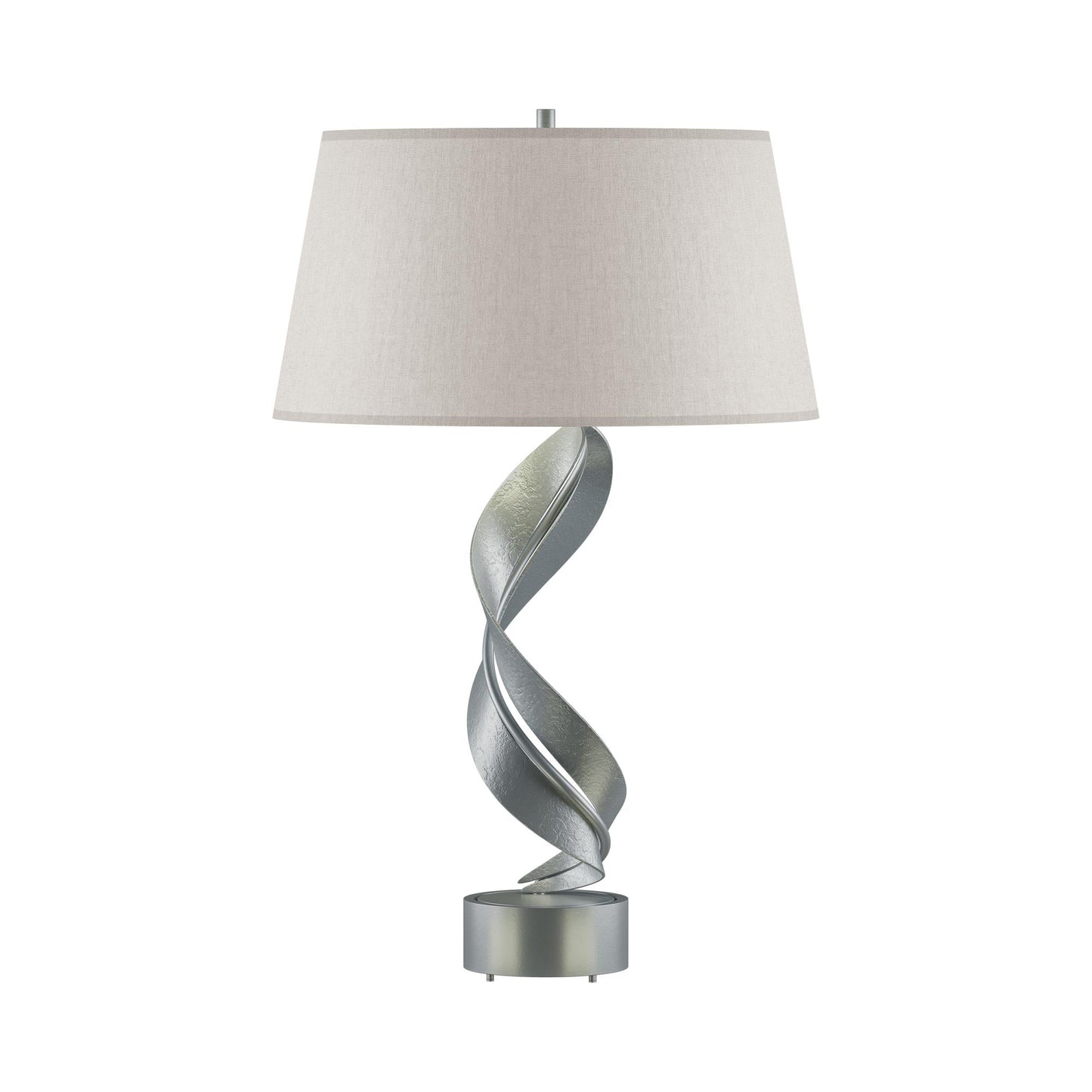 Folio Table Lamp in Vintage Platinum (Flax).