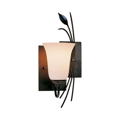 Forged Leaf Bath Wall Light in Detail.