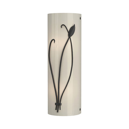 Forged Leaf Stem Bath Wall Light.