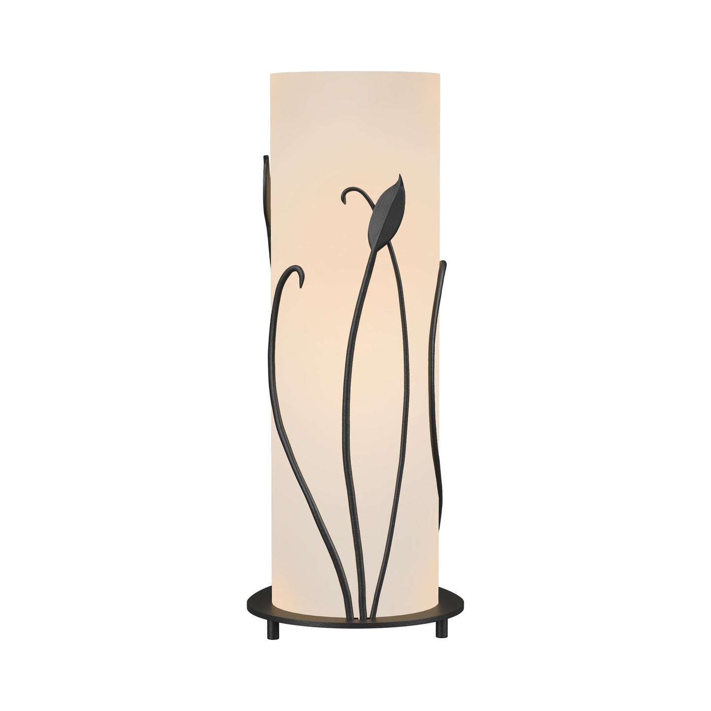 Forged Leaves Table Lamp in Black.