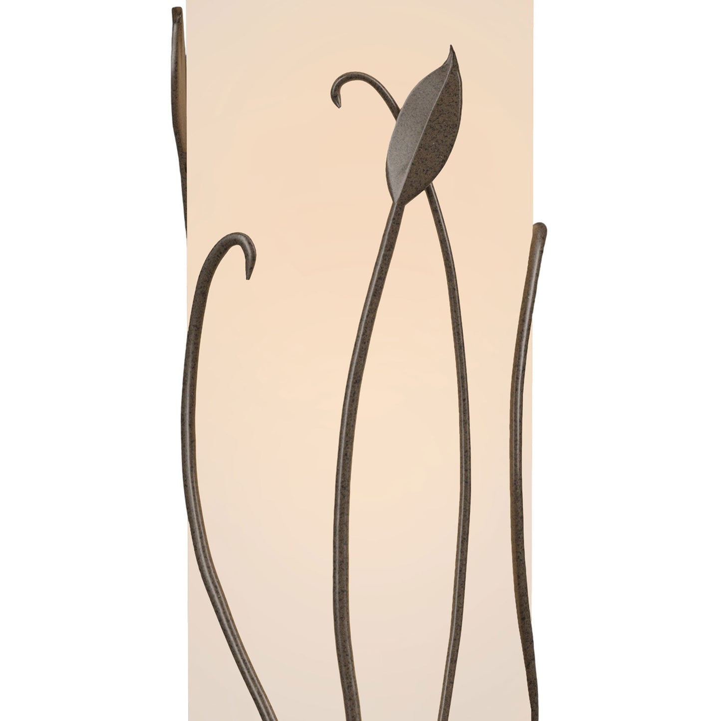 Forged Leaves Table Lamp in Detail.