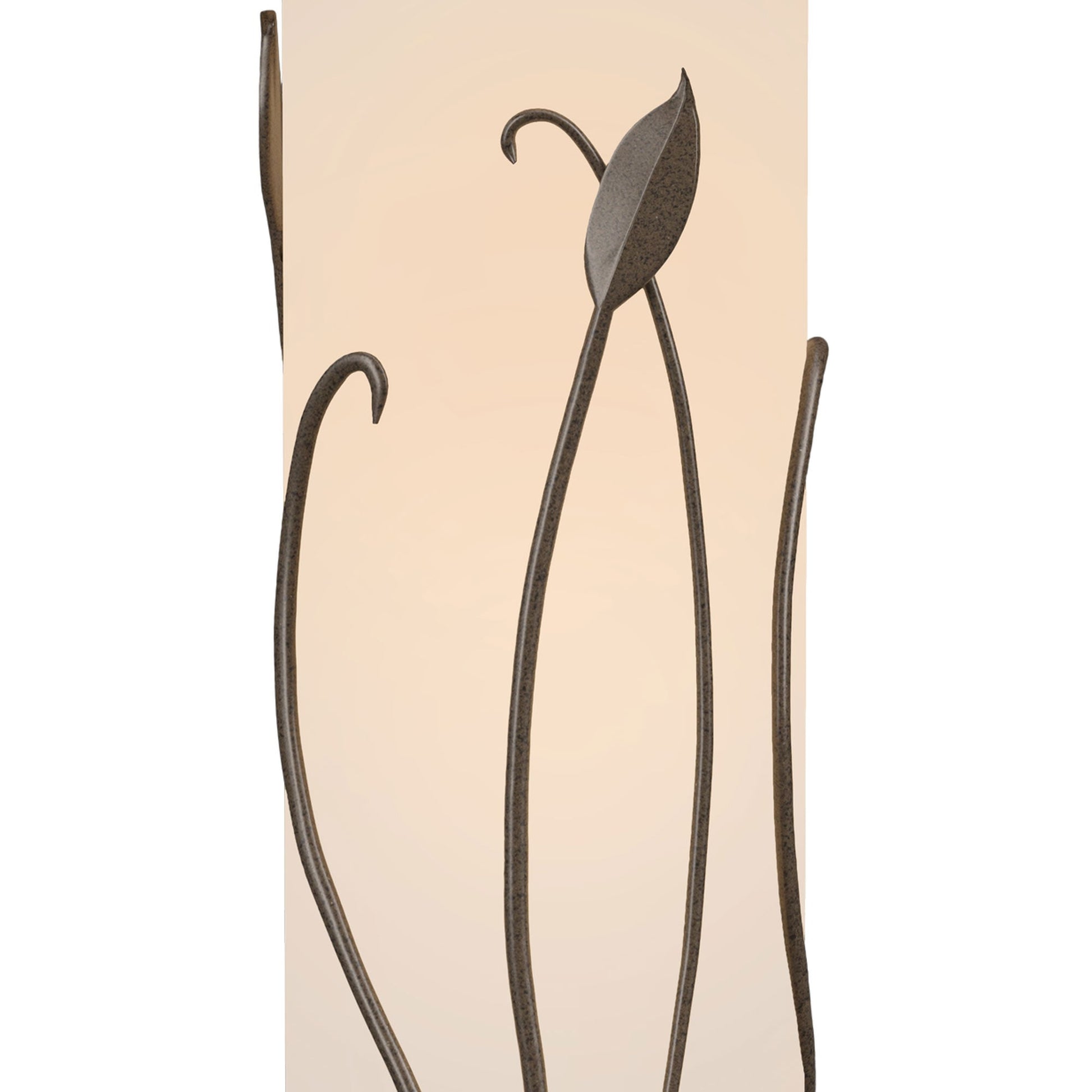 Forged Leaves Table Lamp in Detail.