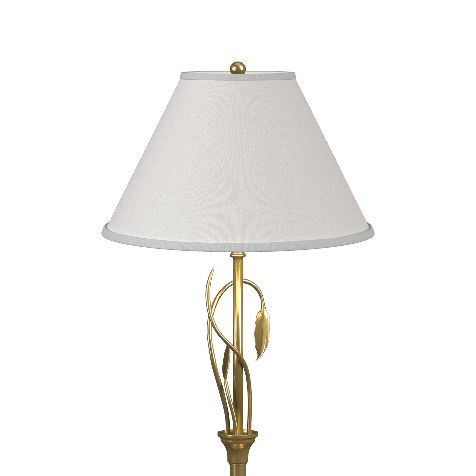 Forged Leaves Vase Table Lamp in Detail.
