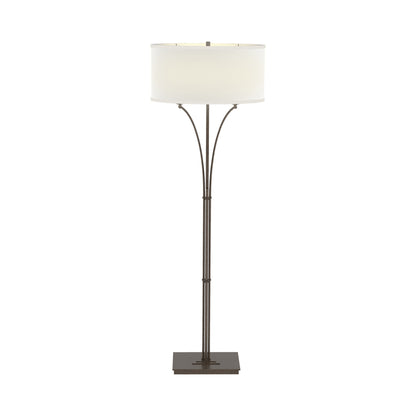 Formae Contemporary Floor Lamp in Bronze/Natural Anna.