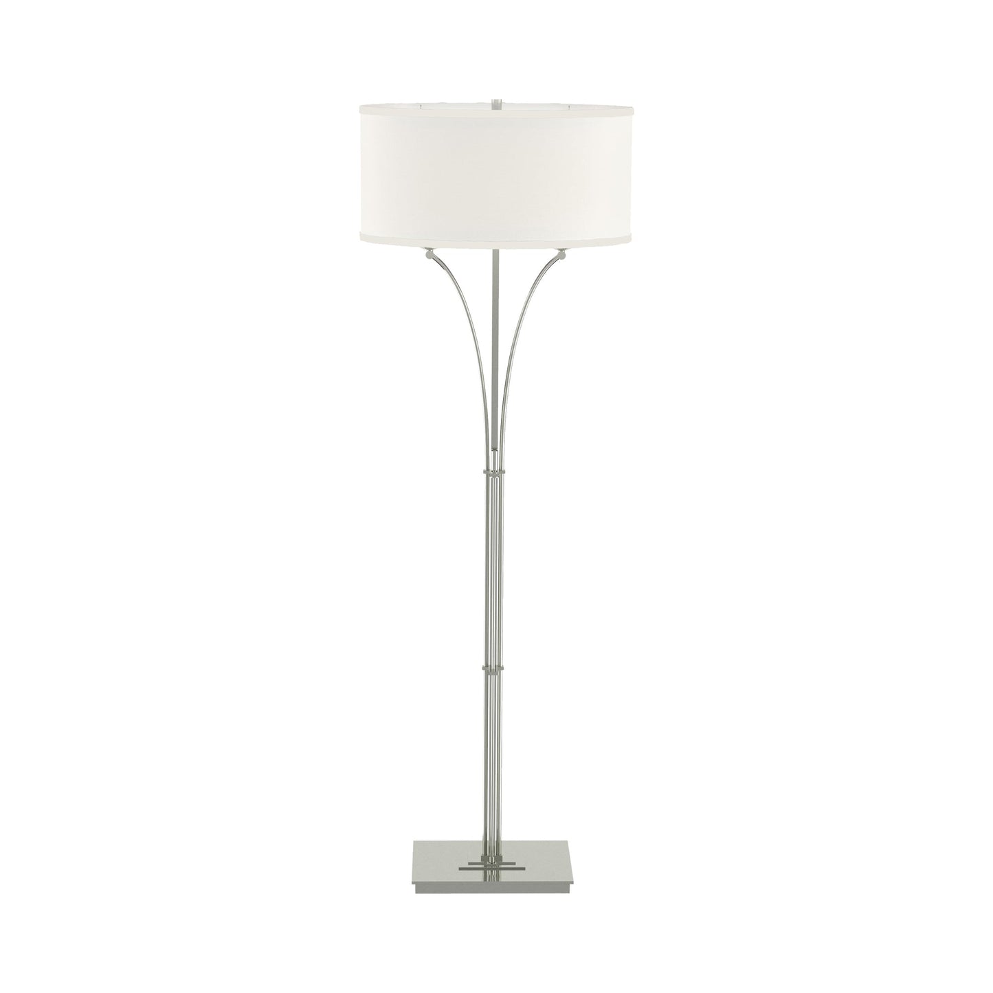Formae Contemporary Floor Lamp in Sterling/Natural Anna.