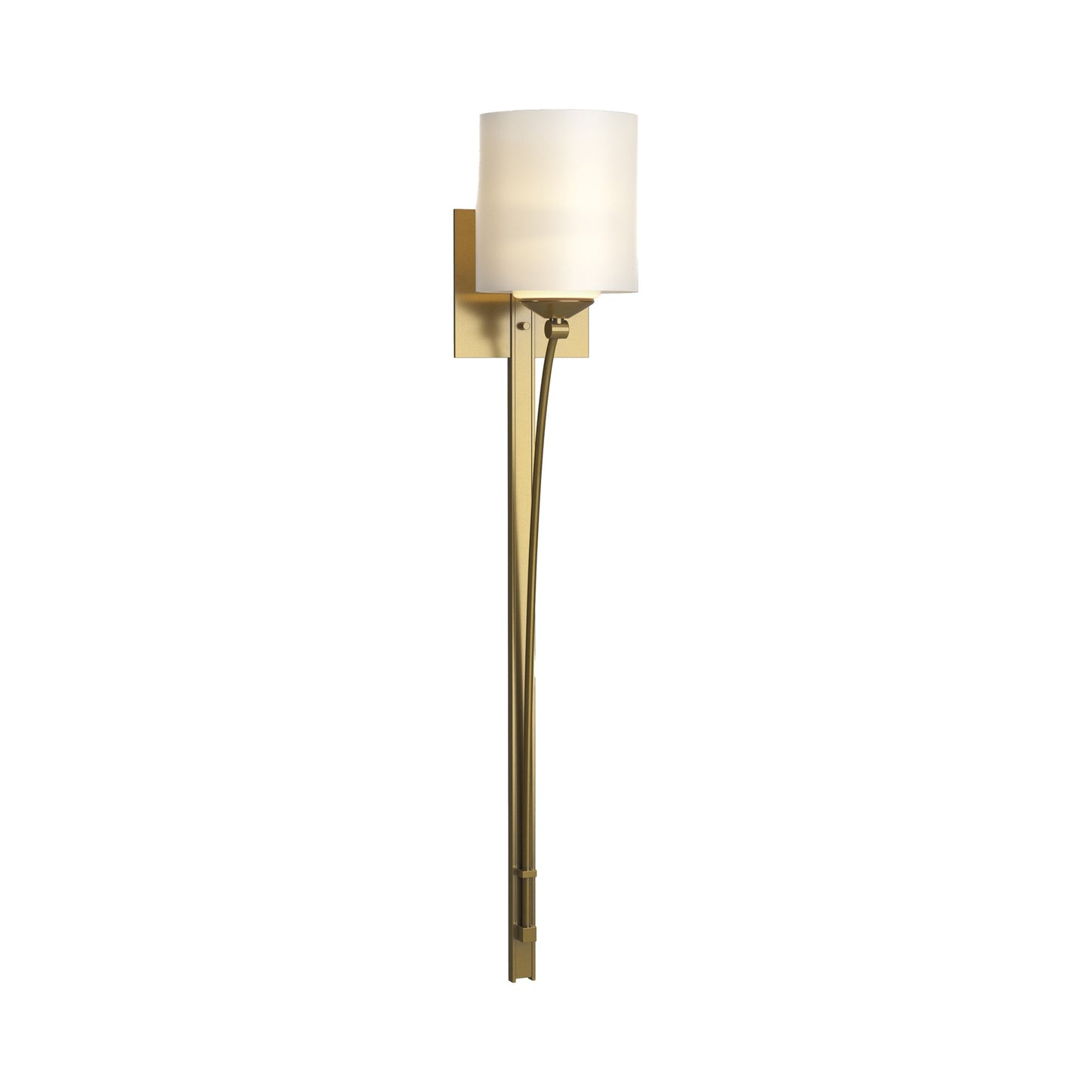 Formae Contemporary Wall Light in Modern Brass (1-Light).