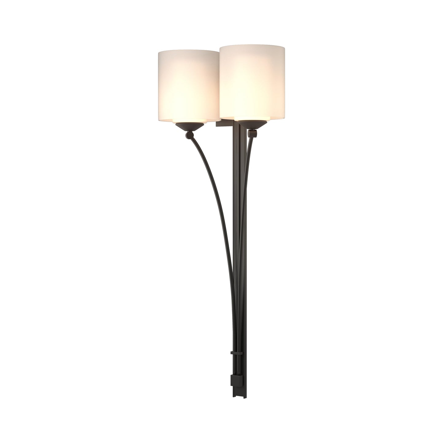 Formae Contemporary Wall Light in Black (2-Light).