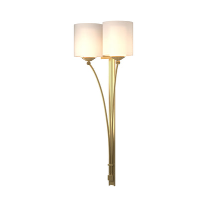 Formae Contemporary Wall Light in Modern Brass (2-Light).