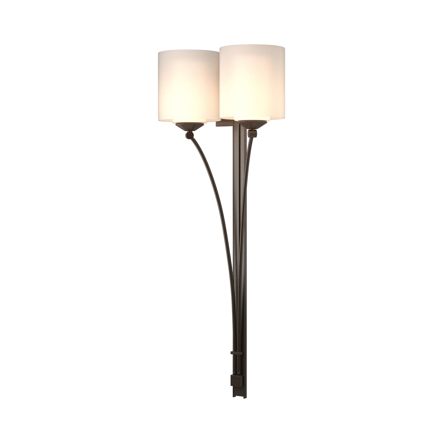Formae Contemporary Wall Light in Oil Rubbed Bronze (2-Light).