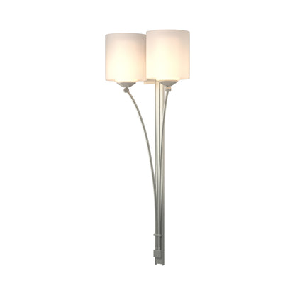 Formae Contemporary Wall Light in Vintage Platinum (2-Light).