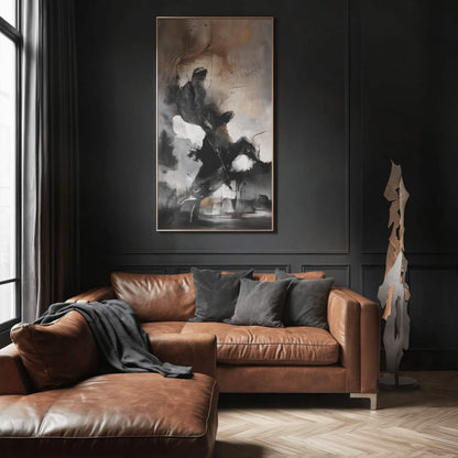 Fracture Floor Lamp in living room.