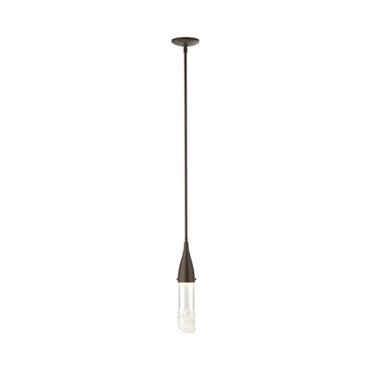 Fritz Glass Mini Pendant Light in Bronze.