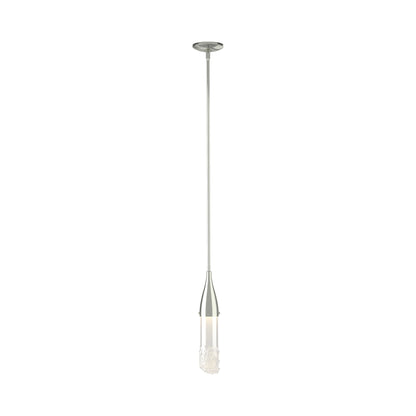 Fritz Glass Mini Pendant Light in Sterling.