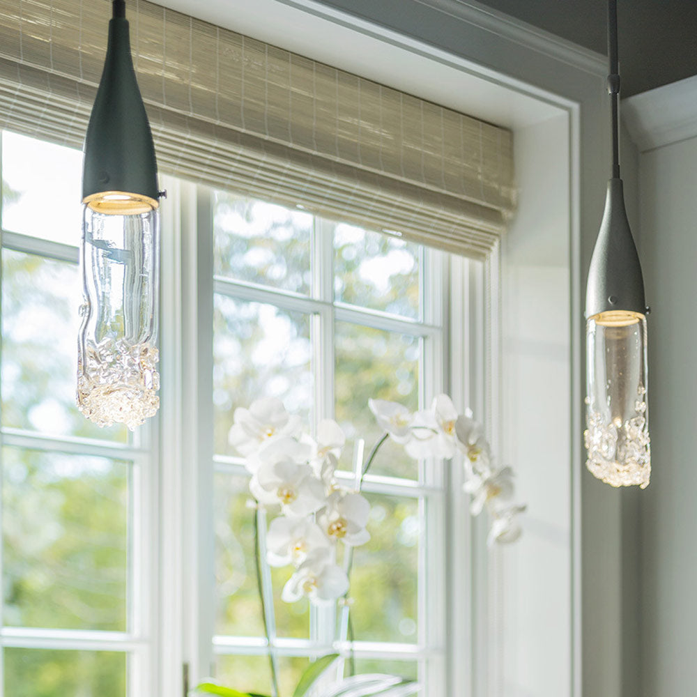 Fritz Glass Mini Pendant Light in Detail.