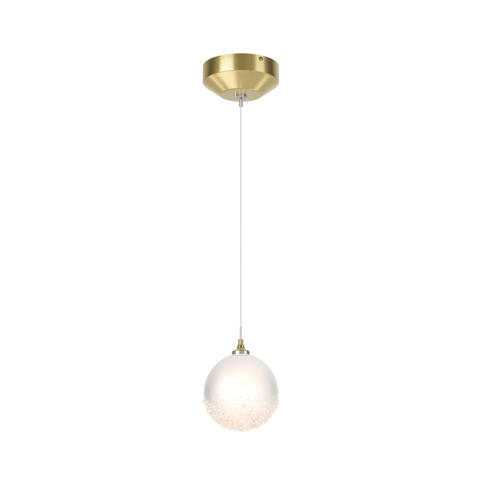 Fritz Globe Pendant Light in Modern Brass (Mini/1-Light).
