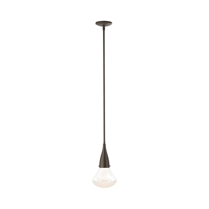 Fritz Single Pendant Light in Bronze.