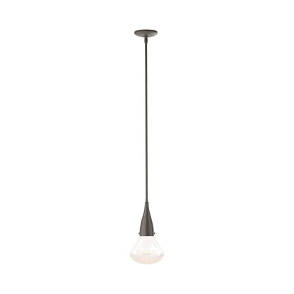 Fritz Single Pendant Light in Dark Smoke.