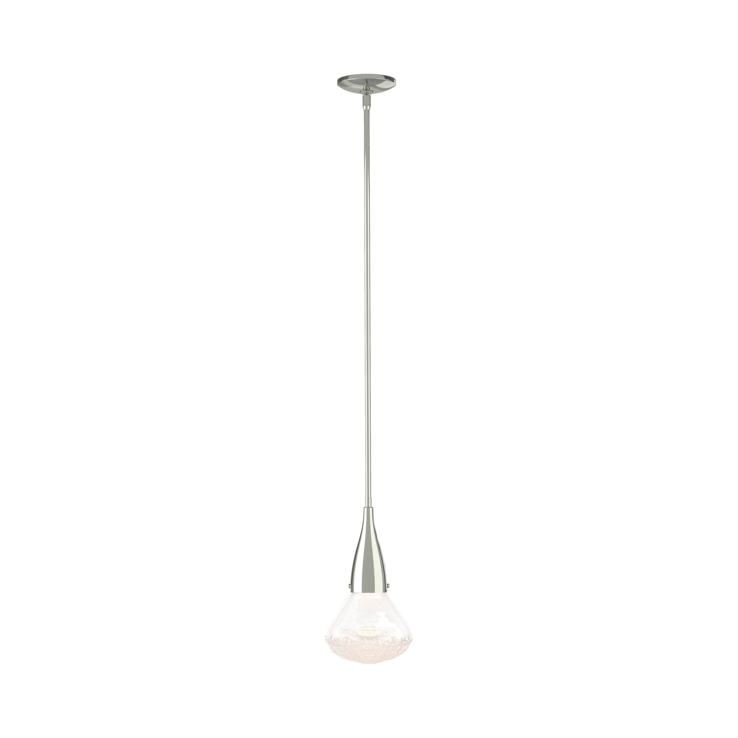 Fritz Single Pendant Light in Sterling.