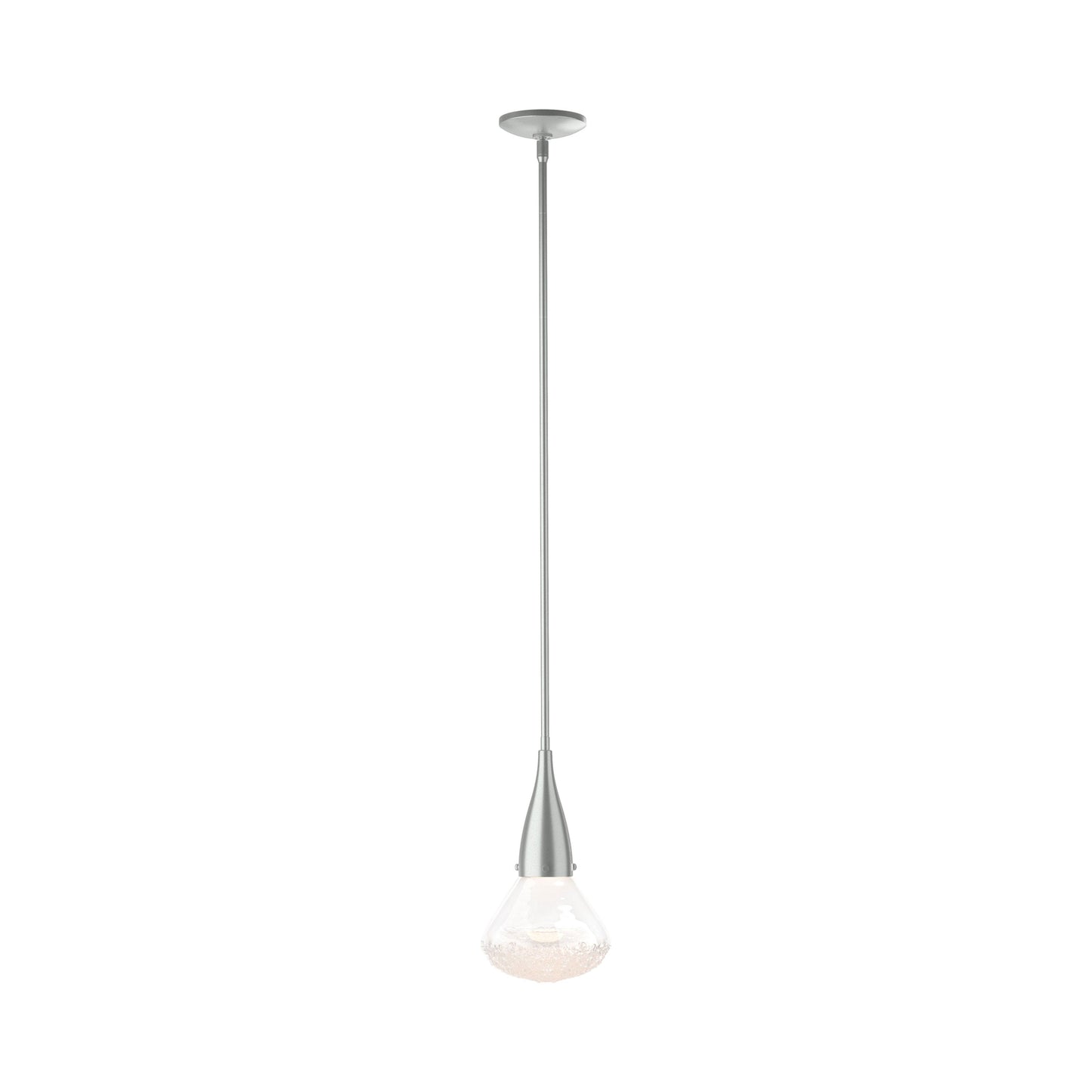 Fritz Single Pendant Light in Vintage Platinum.