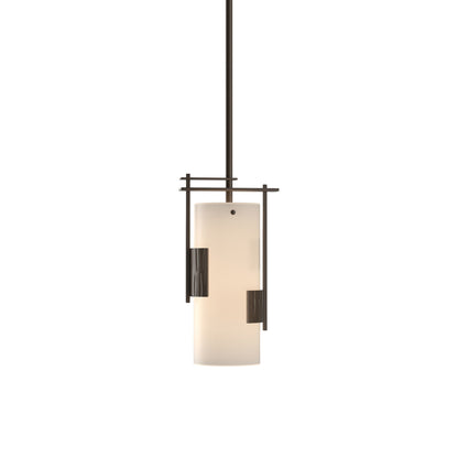 Fullered Impressions Pendant Light in Bronze.