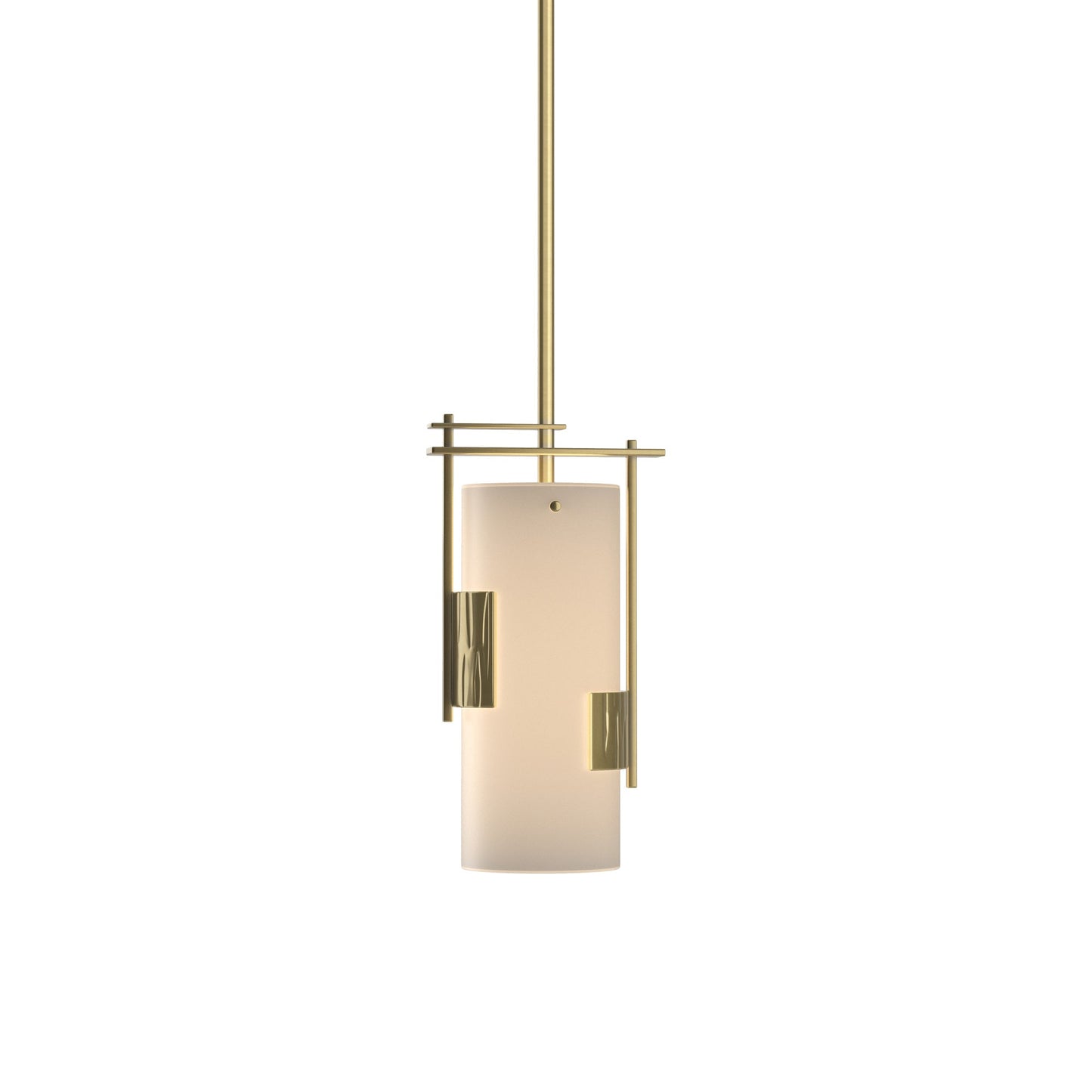 Fullered Impressions Pendant Light in Modern Brass.
