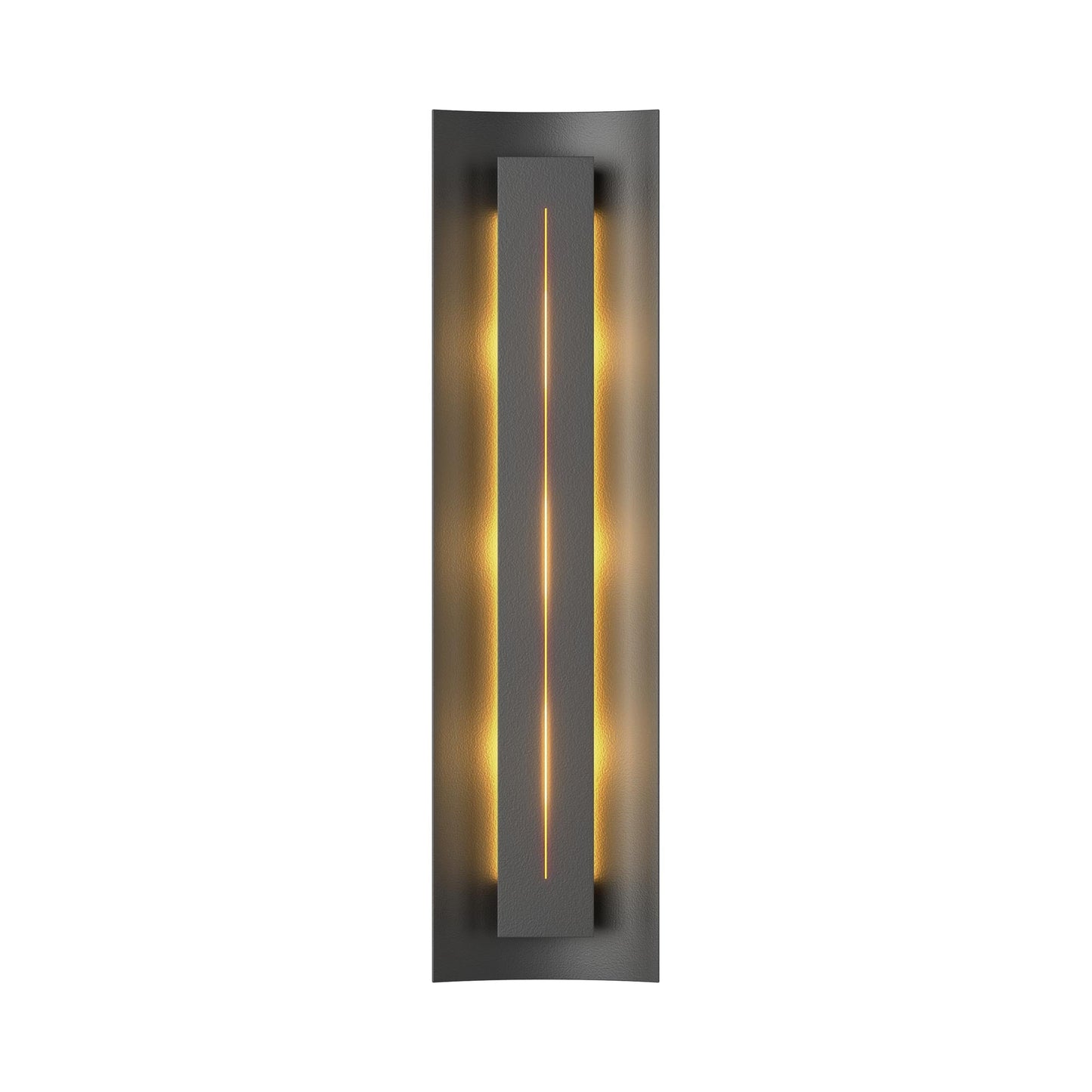 Gallery 217635 Wall Light in Black/Ivory Art Glass.