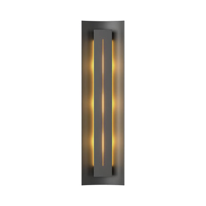Gallery 217635 Wall Light in Black/Ivory Art Glass.