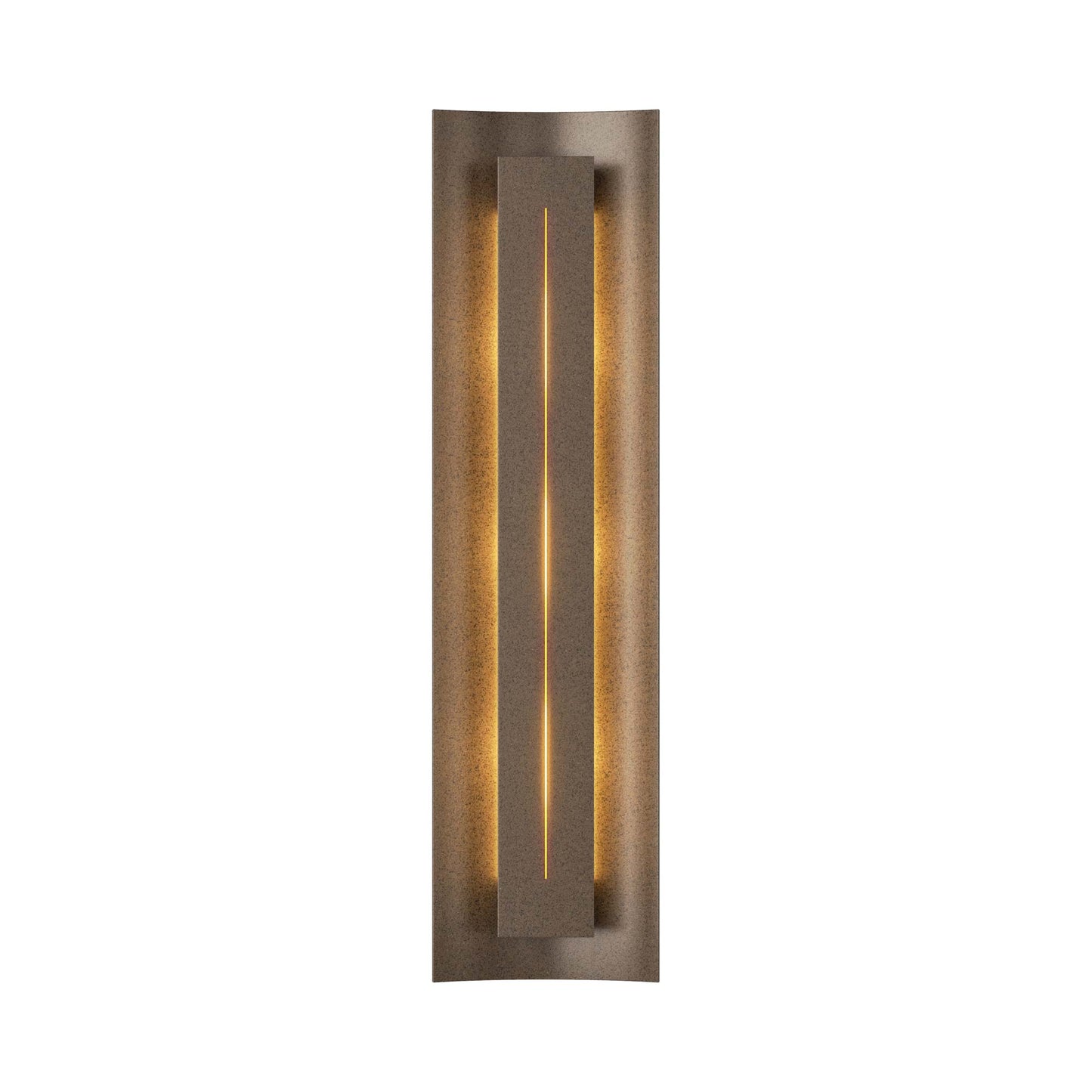 Gallery 217635 Wall Light in Bronze/Ivory Art Glass.