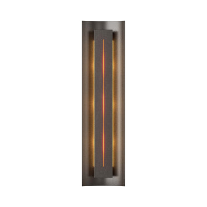 Gallery 217635 Wall Light in Oil Rubbed Bronze/Amber Glass.