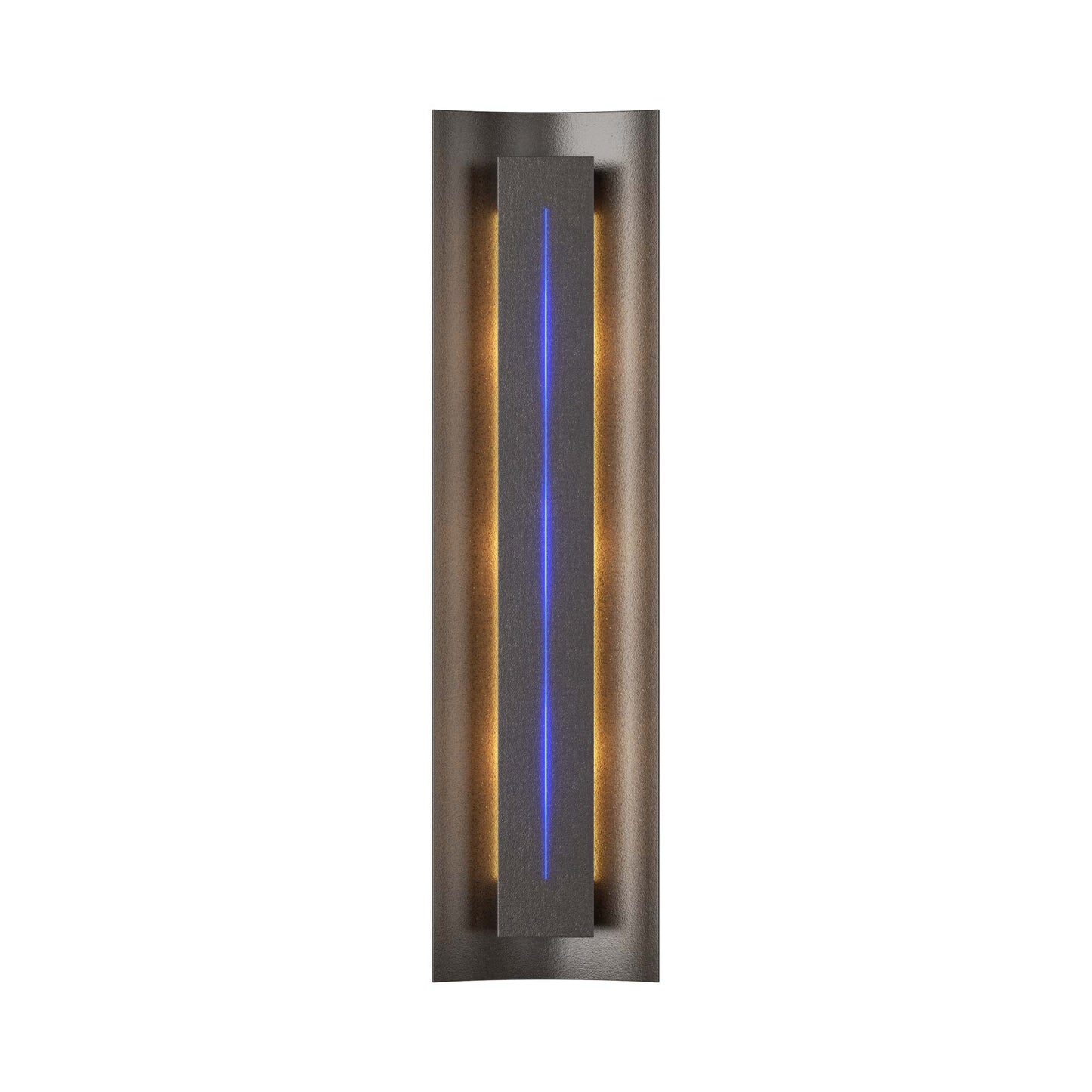 Gallery 217635 Wall Light in Oil Rubbed Bronze/Blue Glass.