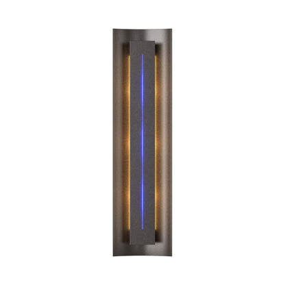 Gallery 217635 Wall Light in Oil Rubbed Bronze/Blue Glass.