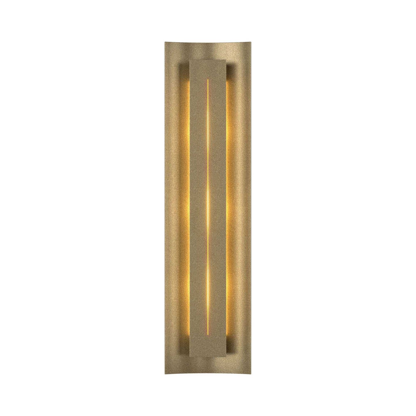 Gallery 217635 Wall Light in Soft Gold/Ivory Art Glass.