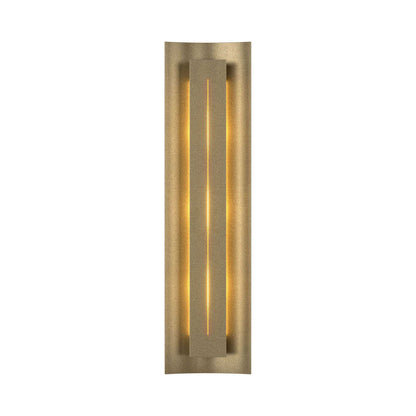 Gallery 217635 Wall Light in Soft Gold/Ivory Art Glass.