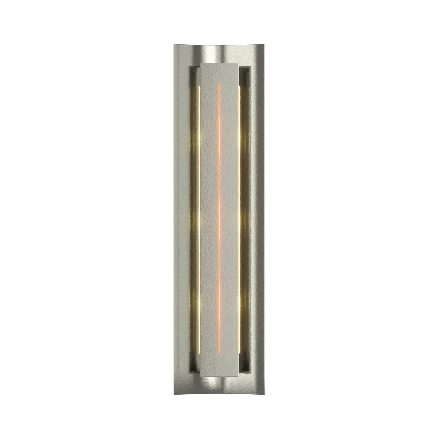 Gallery 217635 Wall Light in Sterling/Amber Glass.