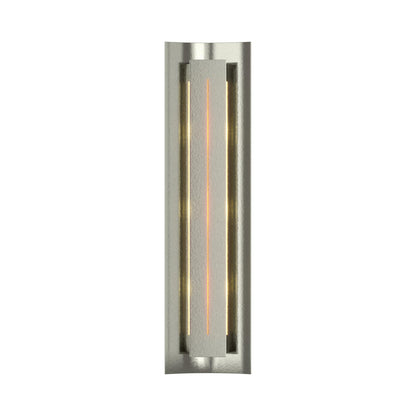 Gallery 217635 Wall Light in Sterling/Amber Glass.
